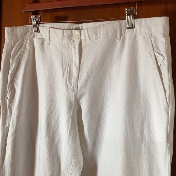 NWT Gap linen Cotten blend khaki style pants w12 - Picture 5 of 9